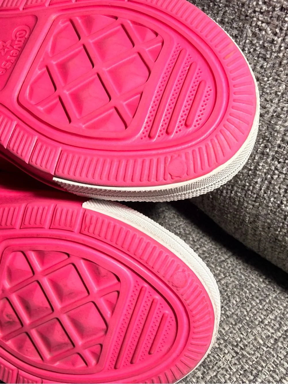 Converse All Star Play Lite CX Toddler Slip-On Shoes Fuschia Pink size 10